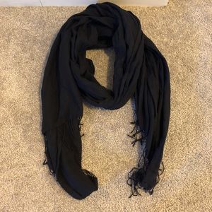 BCBG BLACK SCARF